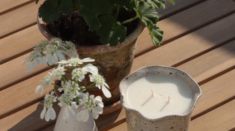 A Garden Candle That Does More Than Smell Beautiful